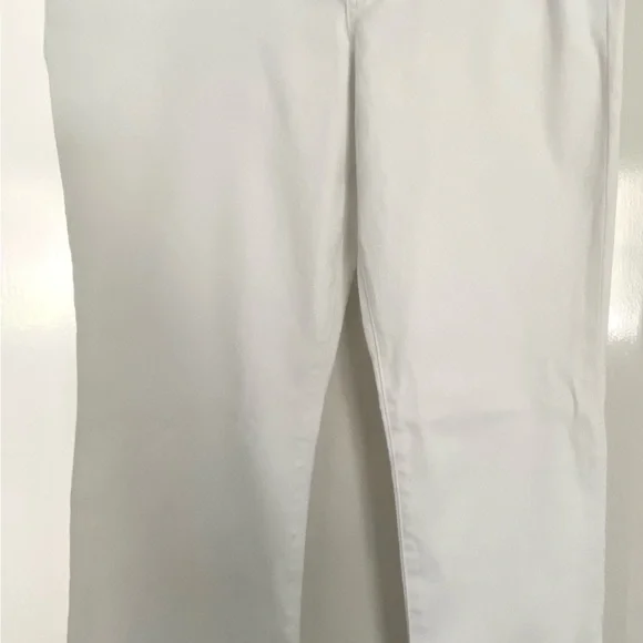 Ralph Lauren Women's Jeans White Stretch Premier Straight Pants 12 NWT - Picture 2 of 12